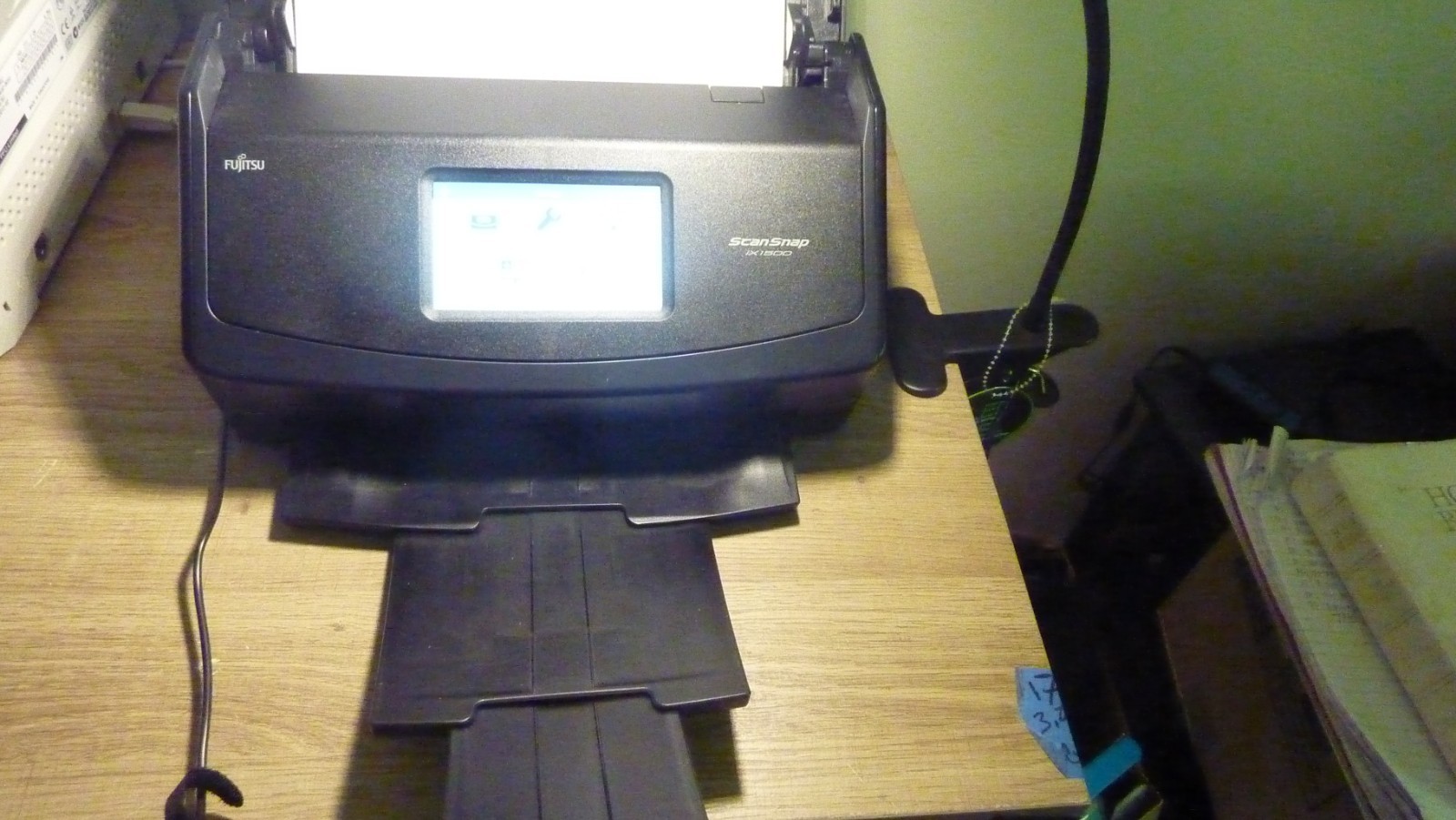 Fujitsu ScanSnap iX1500 Touchscreen Color Duplex Document Scanner Wireless USB 3