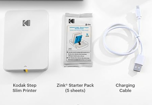 KODAK Step Slim Instant Smartphone Photo Printer – Portable Sleek Color Wireless