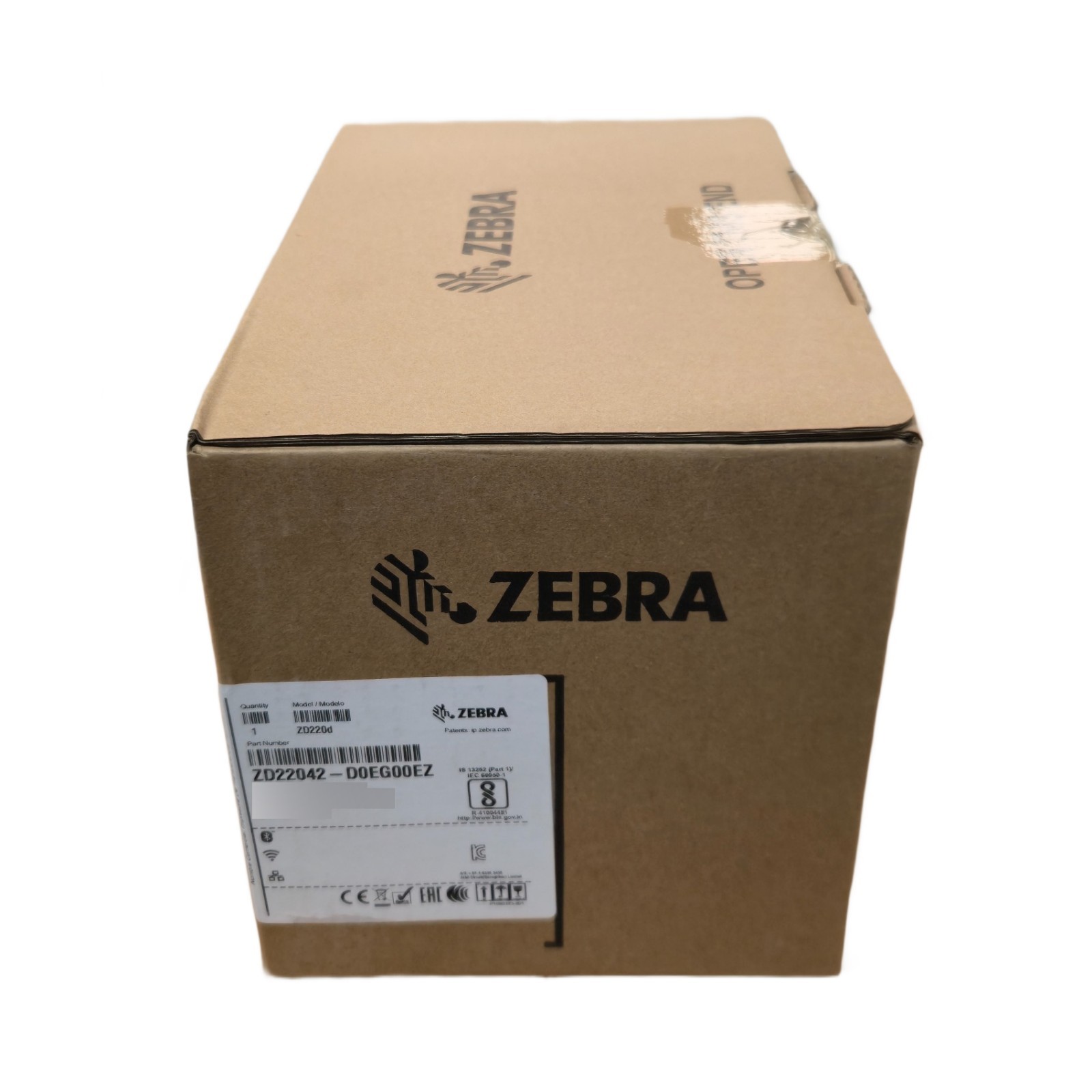 Zebra ZD220 203dpi Direct Thermal Desktop USB Label Printer ZD22042-D0EG00EZ NEW