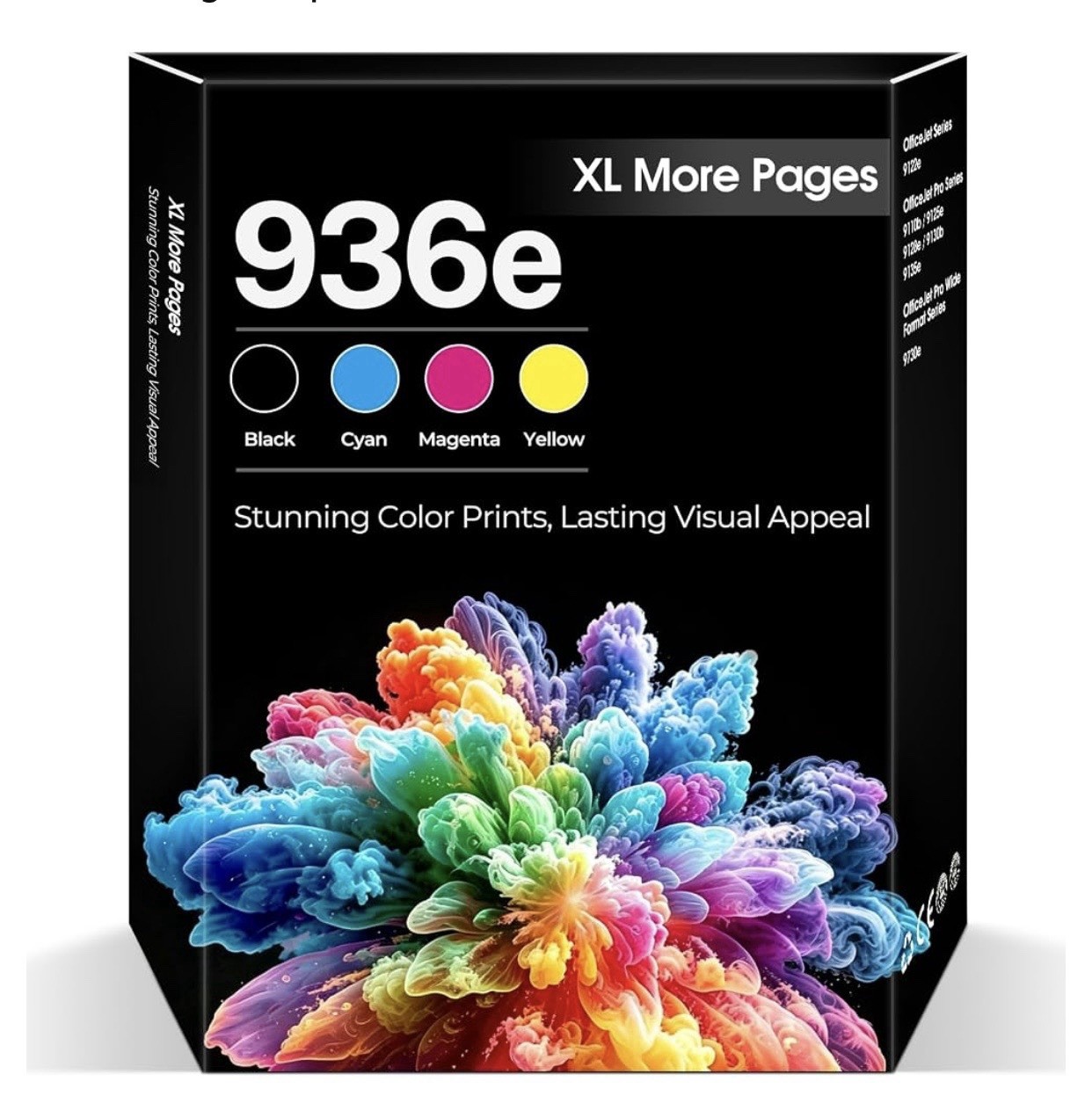 936XL 936e Ink Cartridge Combo Pack For HP OfficeJet Pro 9125e 9120e 9730e 9135e