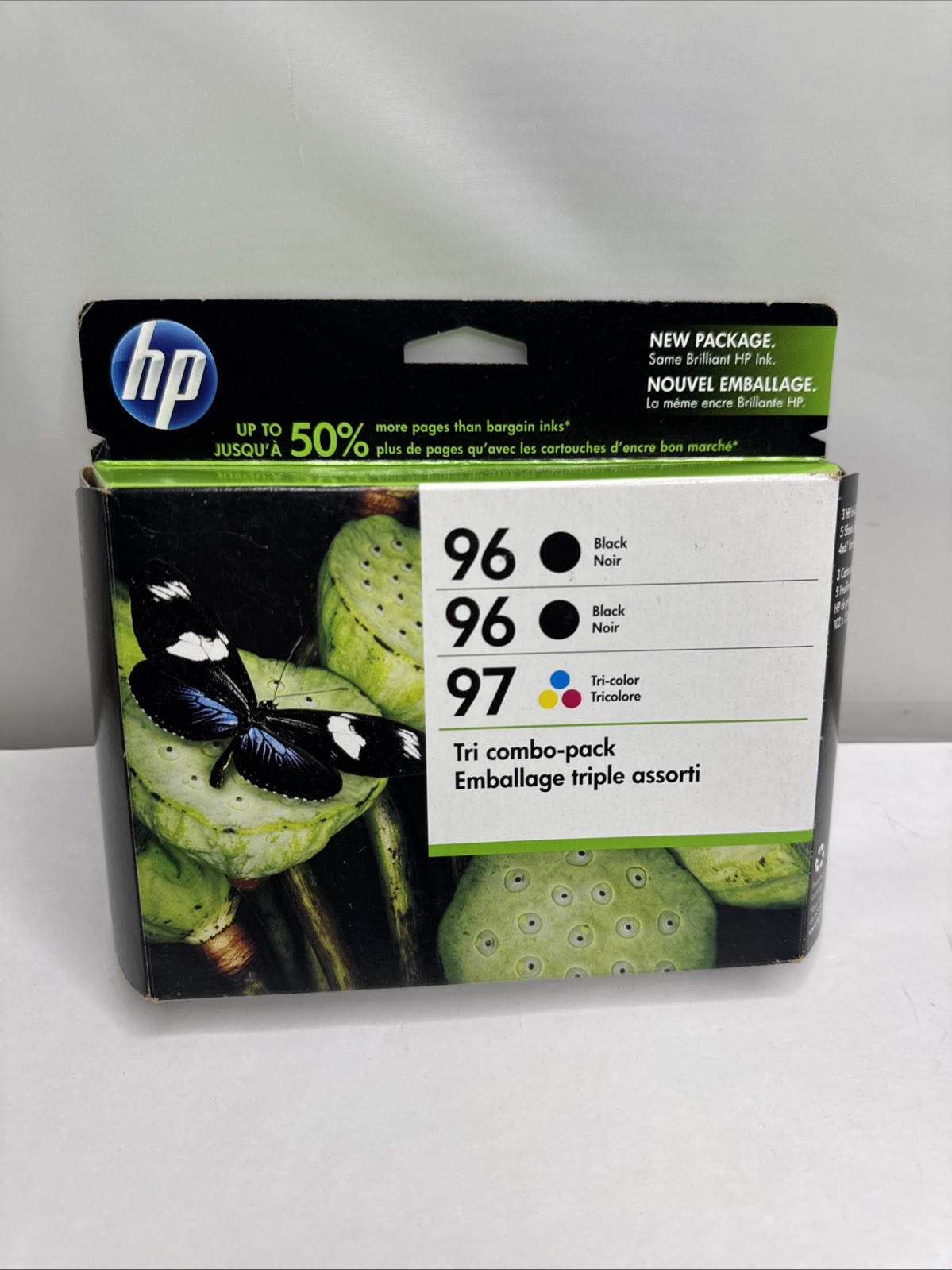 HP 96 2 Ink Cartridges – Black, Tri-color Exp 2011
