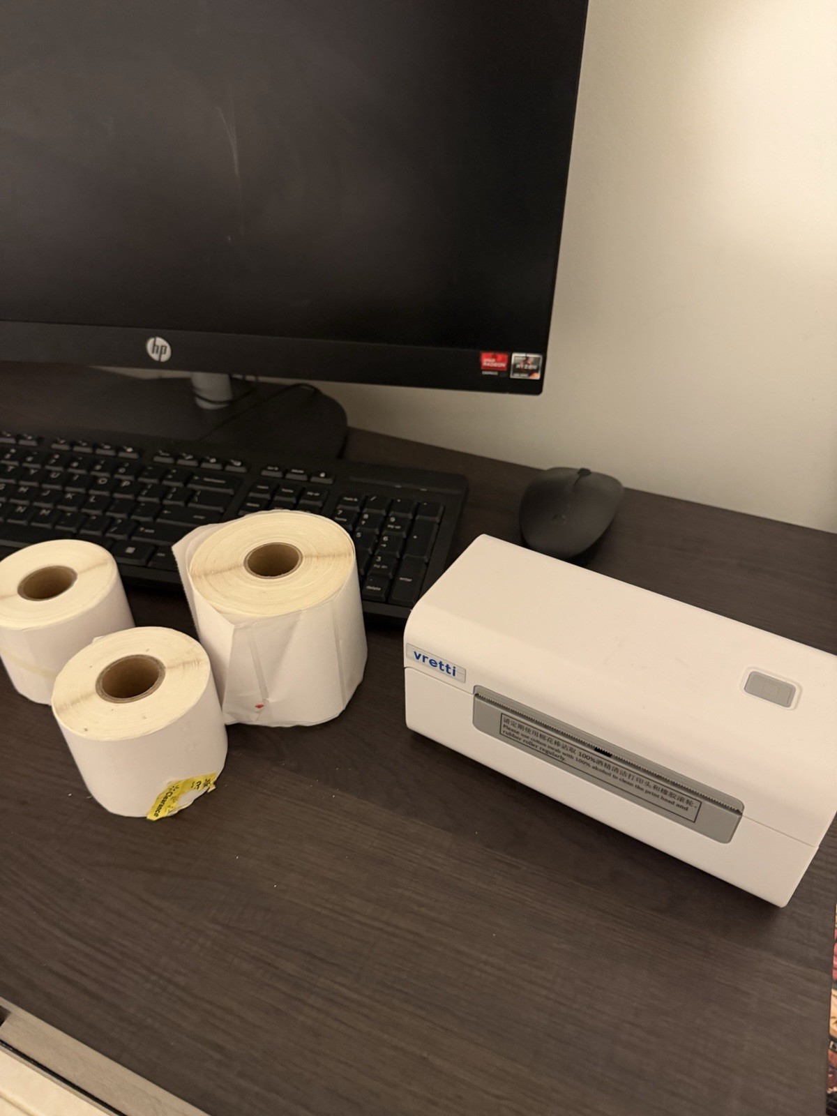 🖨️ Vretti Thermal Label Printer D465B – USB – Works Perfectly