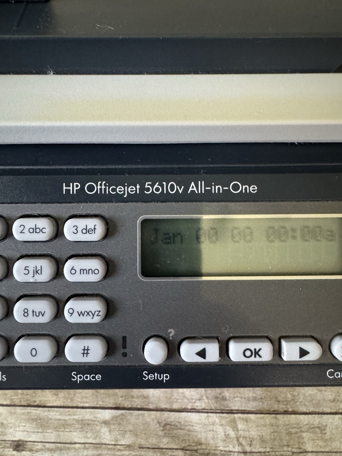 HP OfficeJet 5610 Color All-in-One Inkjet Printer/Copier/Scanner With Cords
