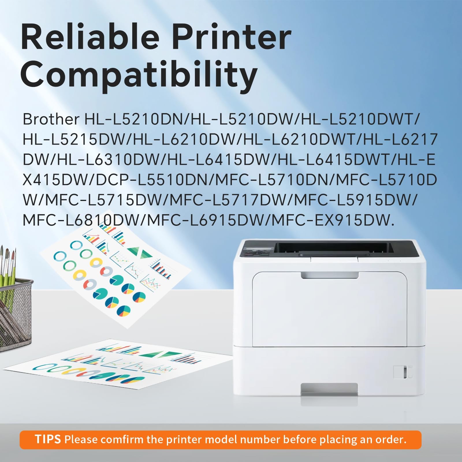 TN920XL High Yield Toner Cartridge for Brother TN920 TN920XL 920 to with HL-L…