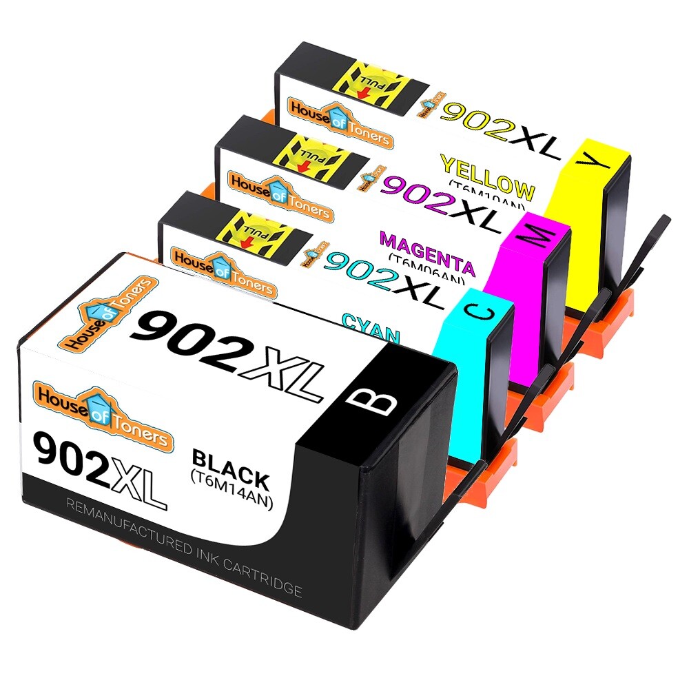 4PK for HP 902XL Ink Cartridges for HP Officejet Pro 6960 6968 6970 6975 6978