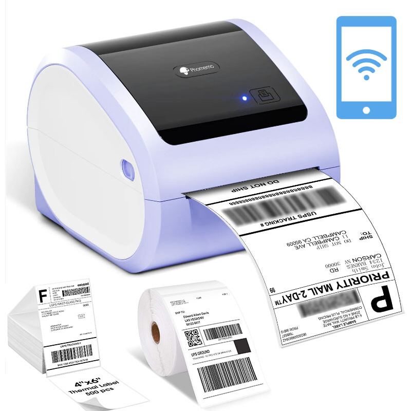 Phomemo Bluetooth Thermal Label Printer 4×6 Wireless Shipping Label Printer Lot