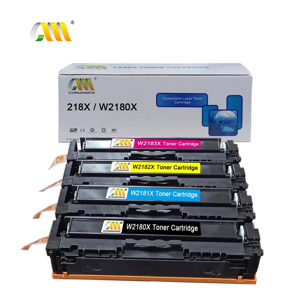 218X / W2180X – W2183X Toner Cartridges with Chip, 4 Pack
