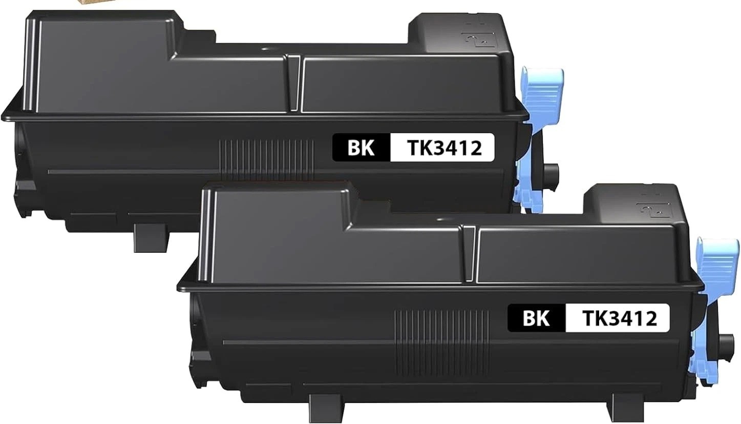 TK-3412 TK3412 Toner 2 Pack Black for Kyocera ECOSYS PA5000x 1T0C0X0US0 15.5K Pg