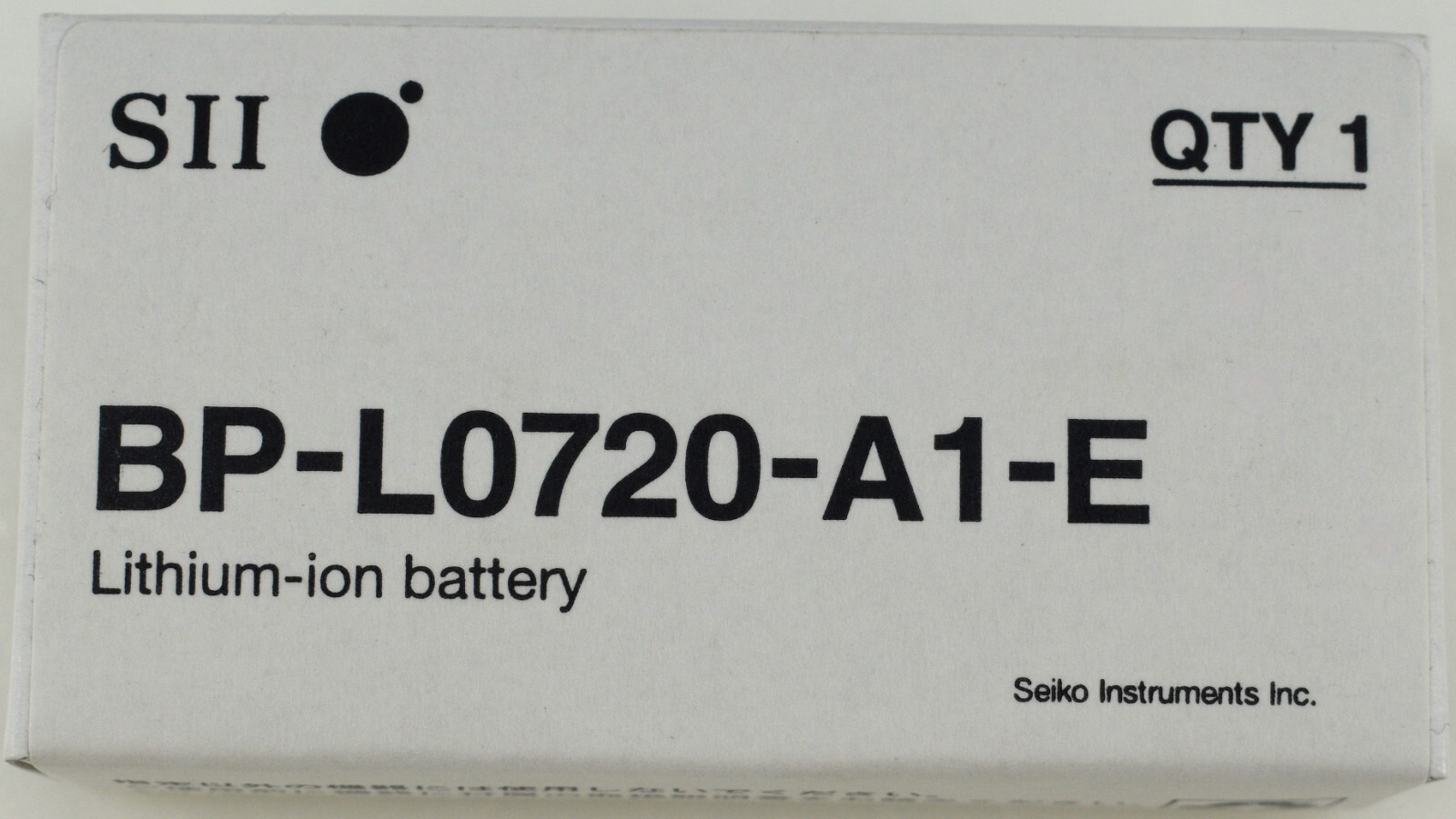 Seiko SII Thermal Printer Lithium-ion Battery BP-L0720-A1-E