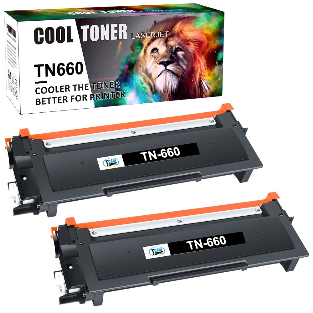 2 Pack For Brother HL-L2340DW L2720DW L2700DW Ink Cartridge TN660 TN630 Toner