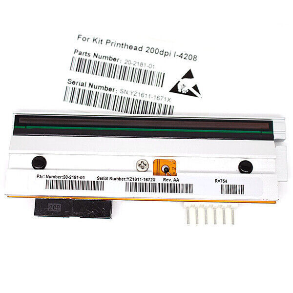 Printhead for Datamax I-4208 I-4206 Thermal Label Printers 203dpi PHD20-2181-01