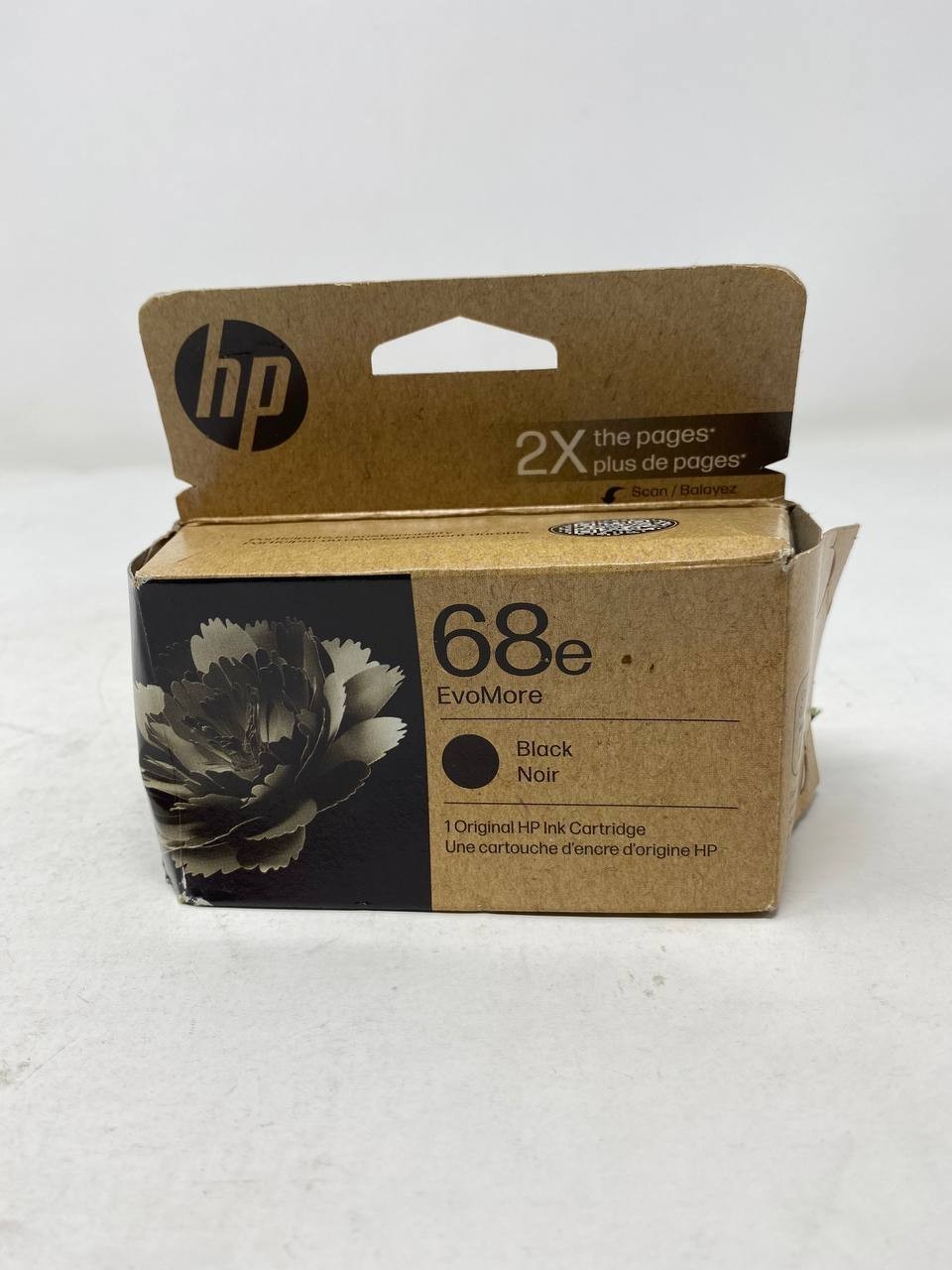 HP 68e EvoMore Black Ink Cartridge. (EXP. 12/2026 New Un-Opened