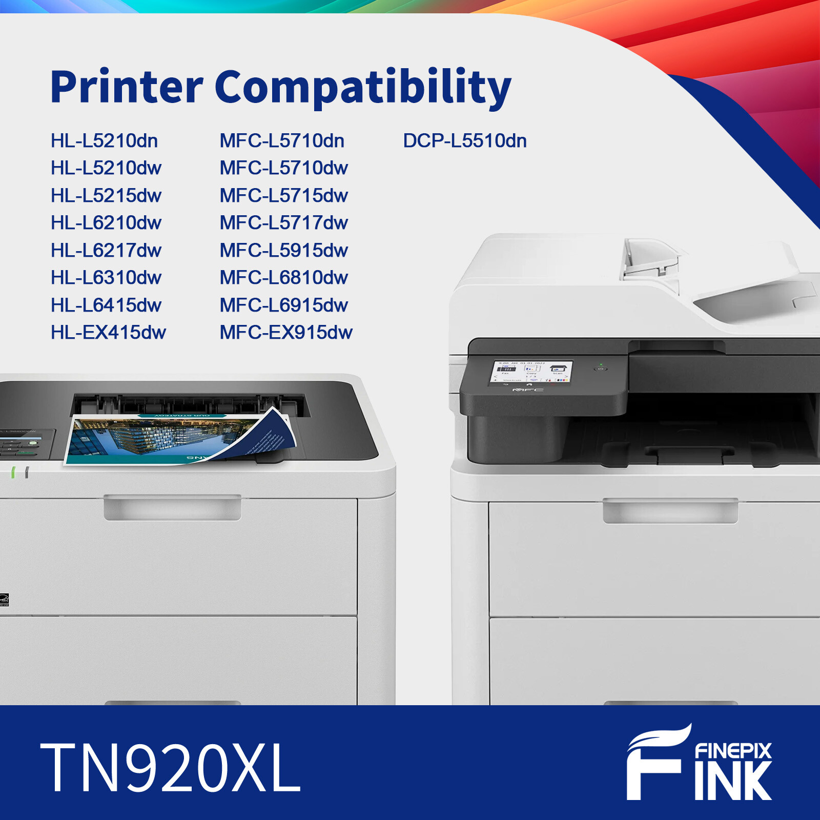 10PK TN 920 TN-920XL Toner for Brother MFC-L5717DW MFC-L5715DW MFC-L5710DW