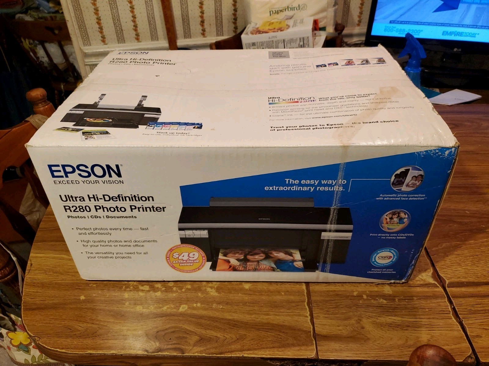 Epson Stylus Photo R280 Color Inkjet Printer. Brand New Sealed