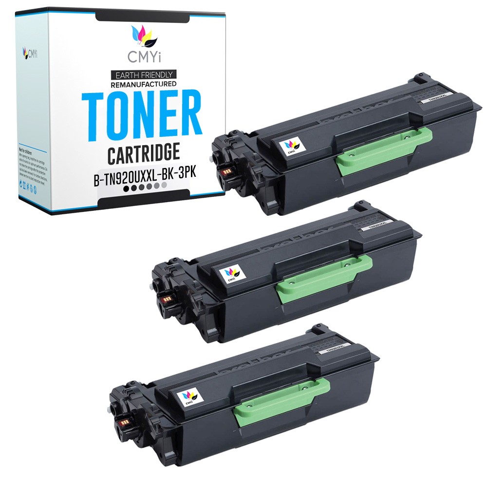 3-Pack Compatible CMYi TN920UXXL Toner Cartridge for Brother HL-L6210DWT L6310DW
