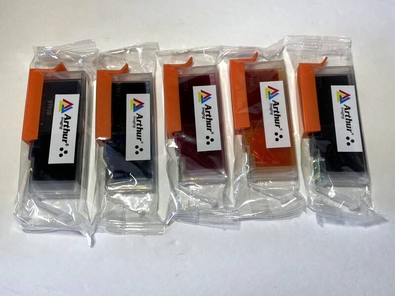 29 Pack Arthur Imaging Inkjet Canon Cartridge Set PIXMA iP7220 iP8720 iX6820