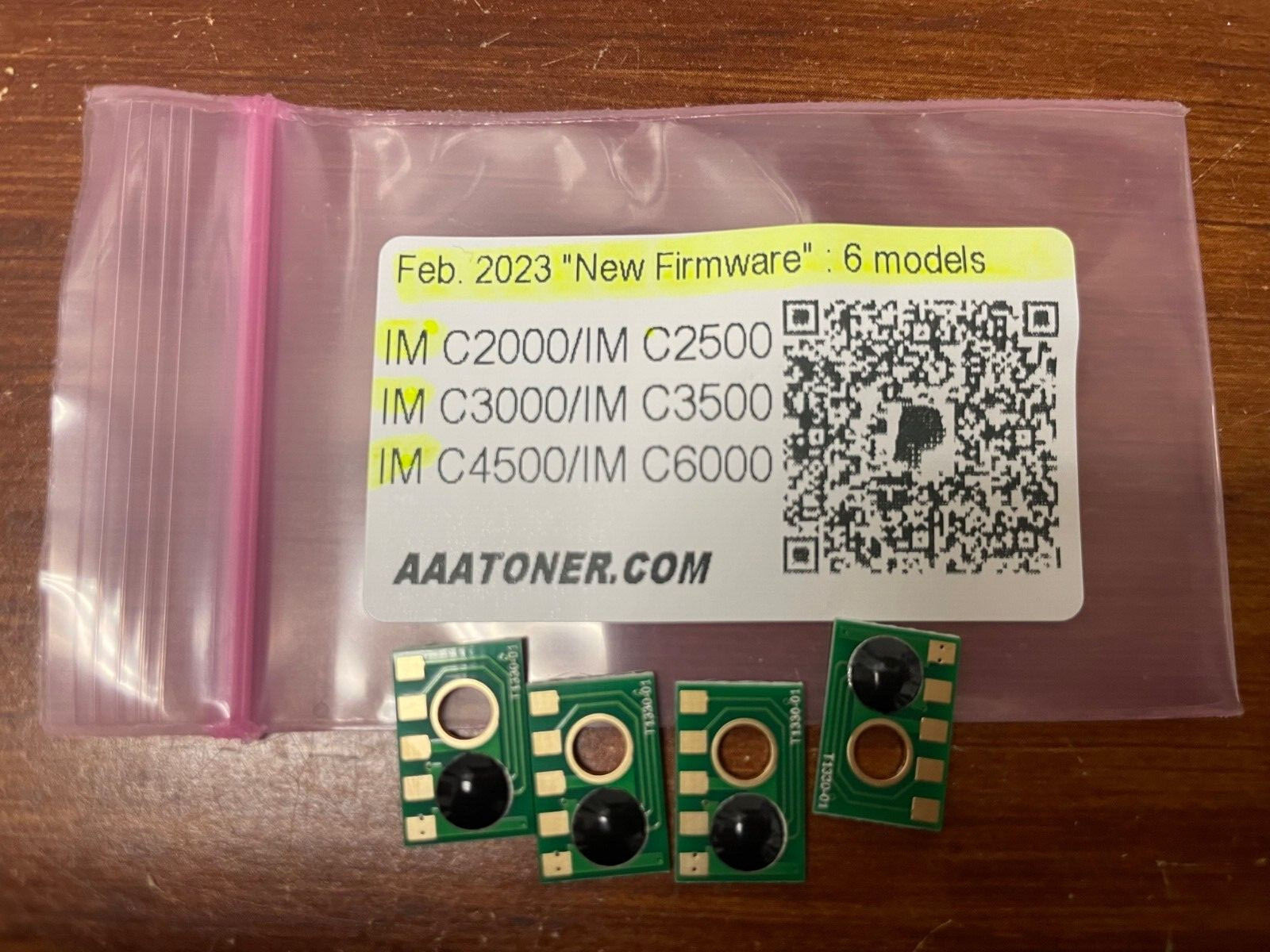 4 x Toner Chip Refill for Ricoh IM C3000 IM C3500, IM C4500, IM C6000 (IM) !!!!!
