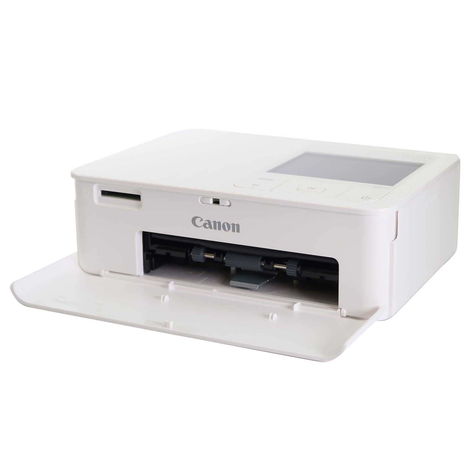 Bundle: Canon SELPHY CP1500 Compact Photo Printer White + 3x KP-108IN Paper Set