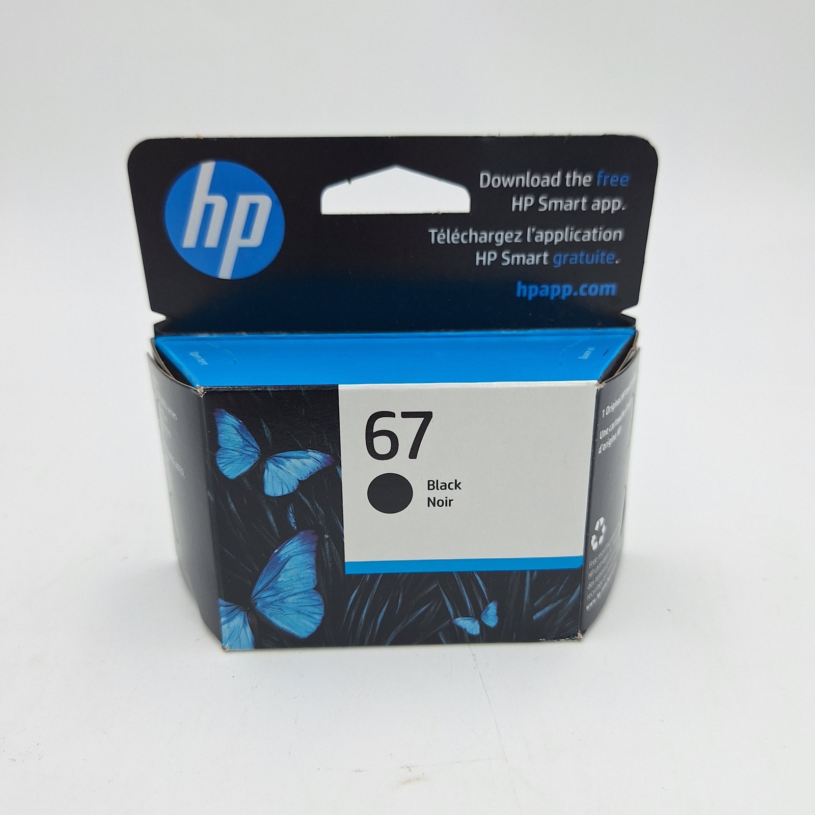 HP 67 Ink Cartridge Black New Exp April 2027