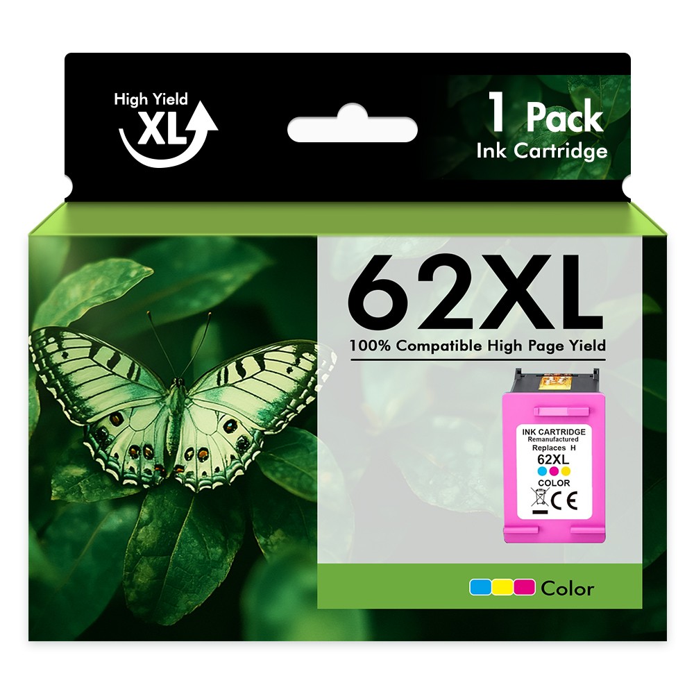 62XL 62 Ink Cartridges for HP 62 XL OfficeJet 5740 5745 Envy 7645 7640 5660 5540
