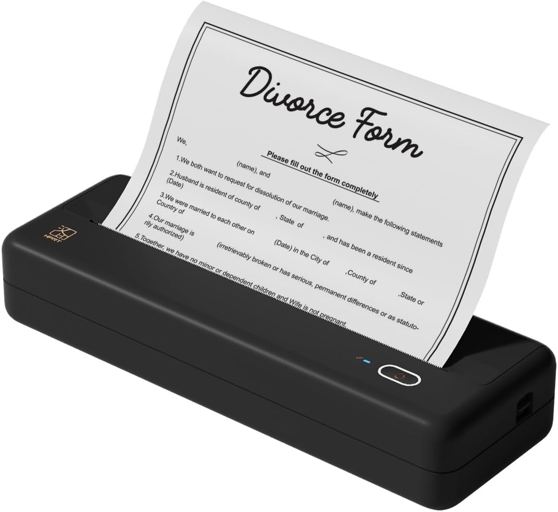 HPRT Wireless Bluetooth Thermal Printer Portable Travel Printer for iOS Android