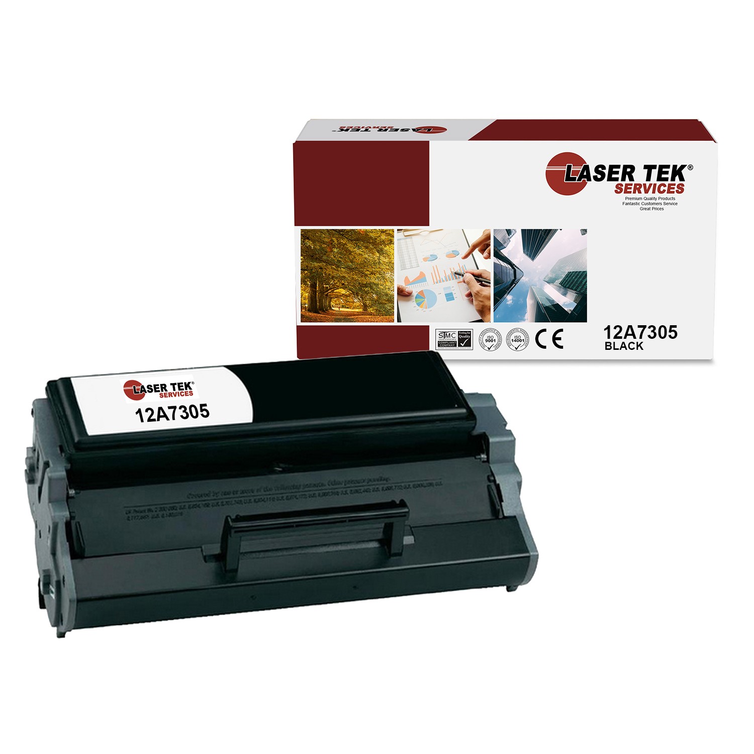 LTS E321 12A7305 Black Compatible for Lexmark E220 E321 E323, IBM 1312 Toner