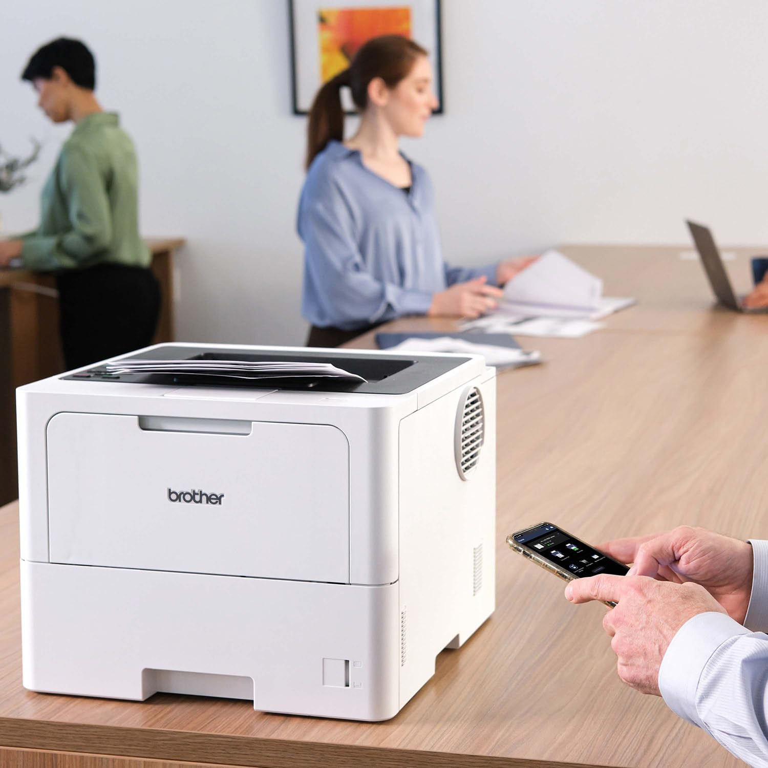 Brother Professional Laser Printer with High-Speed 50 Ppm Output, Advanced Secur