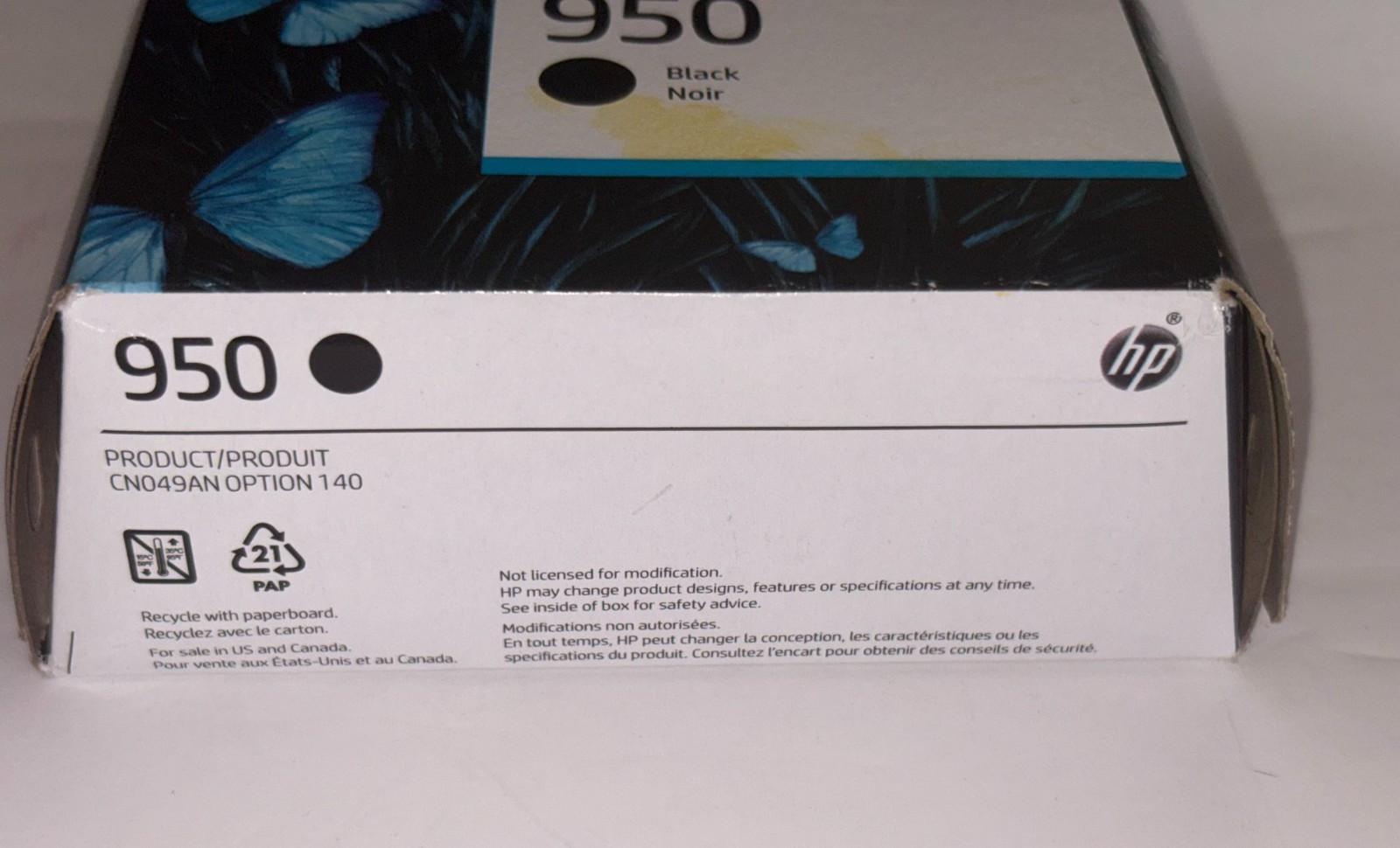 HP 950 Black Officejet Ink Authentic Cartridge EXP Jan 2026 – NEW – FREE Ship