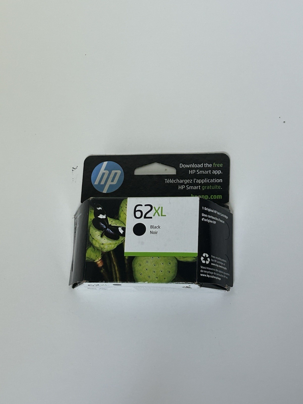 HP C2P05AN 62XL High Yield Ink Cartridge – Black Noir