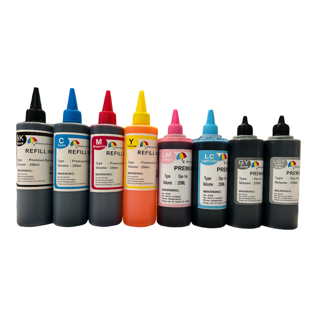 8x250ml refill ink for Canon CLI-42 CLI42 PIXMA PRO-100 printer