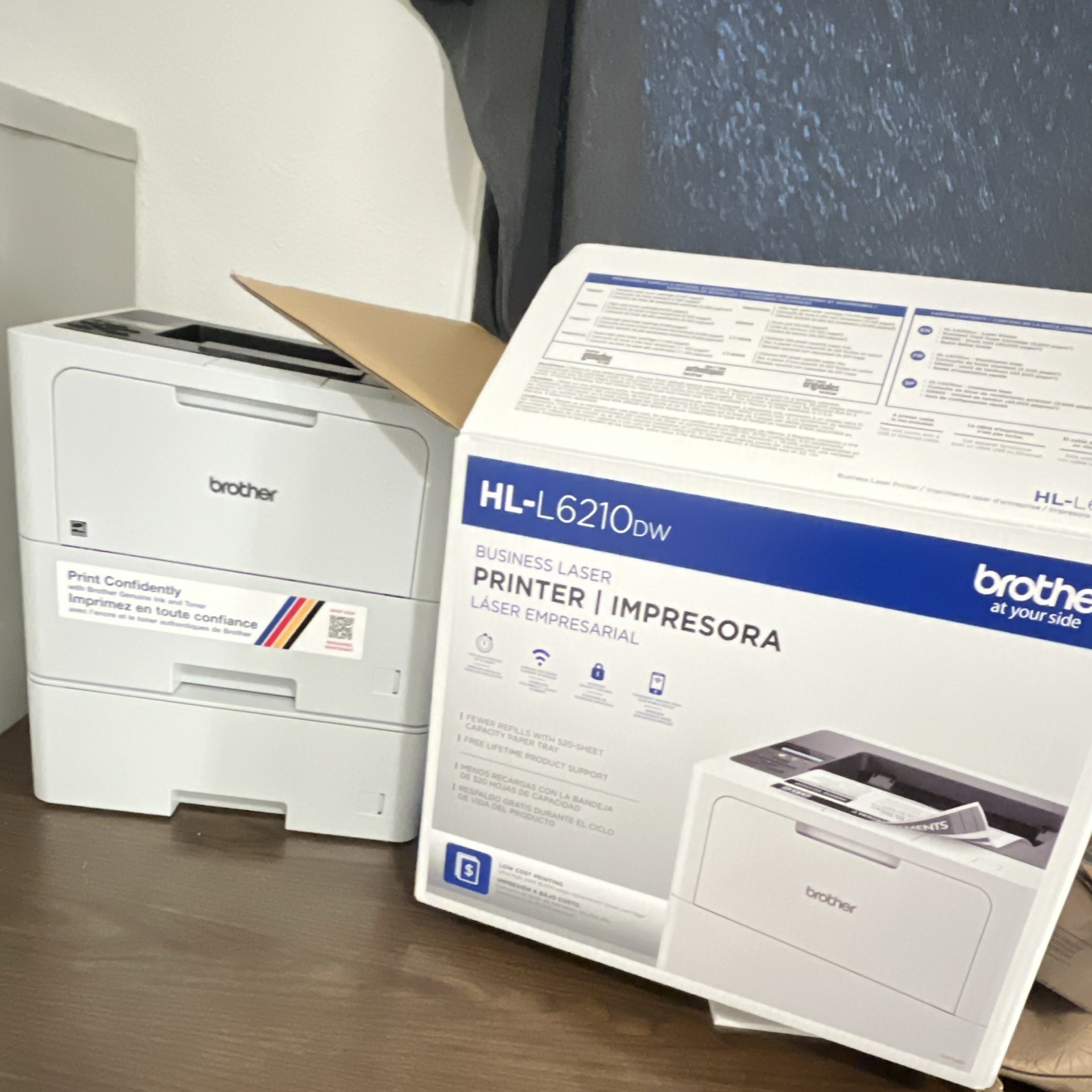Brother HL-L6210DW B/W Laser Printer 50ppm 1200×1200 Wireless Duplex