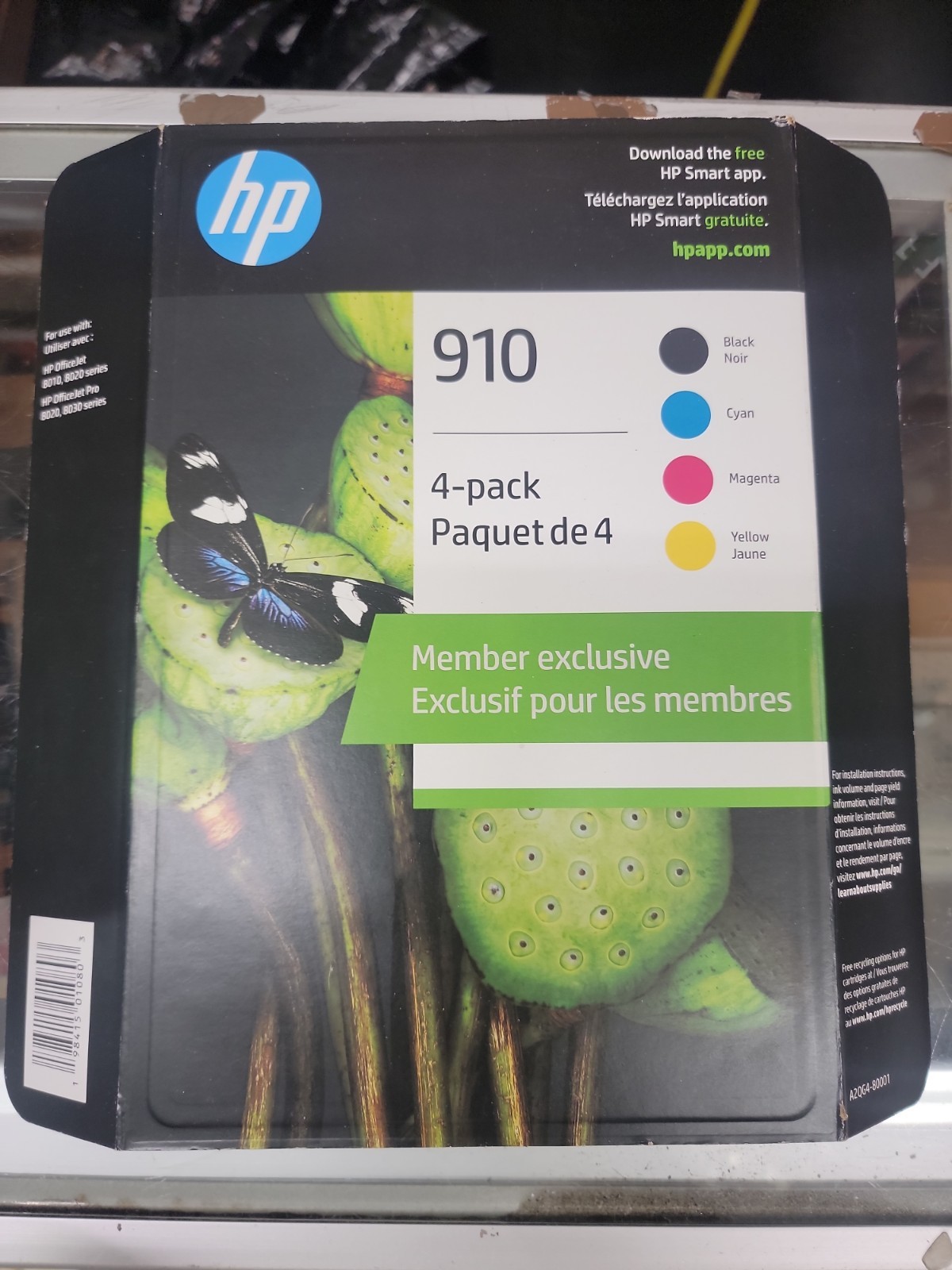BRAND NEW – HP 910 4-Pack (A2QG4BN) EXP MAY 2027