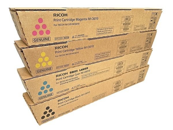 Ricoh Savin Lanier Genuine Toner IM C6010 IM C4510 842526 842527 842529 842528