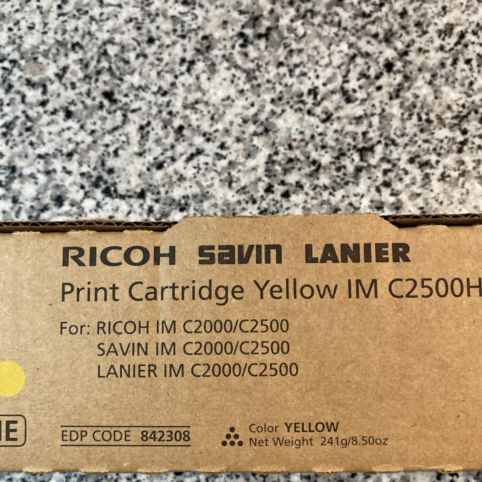 342308 New Genuine Ricoh Savin Lanier Yellow Toner for IM C2500H C2000
