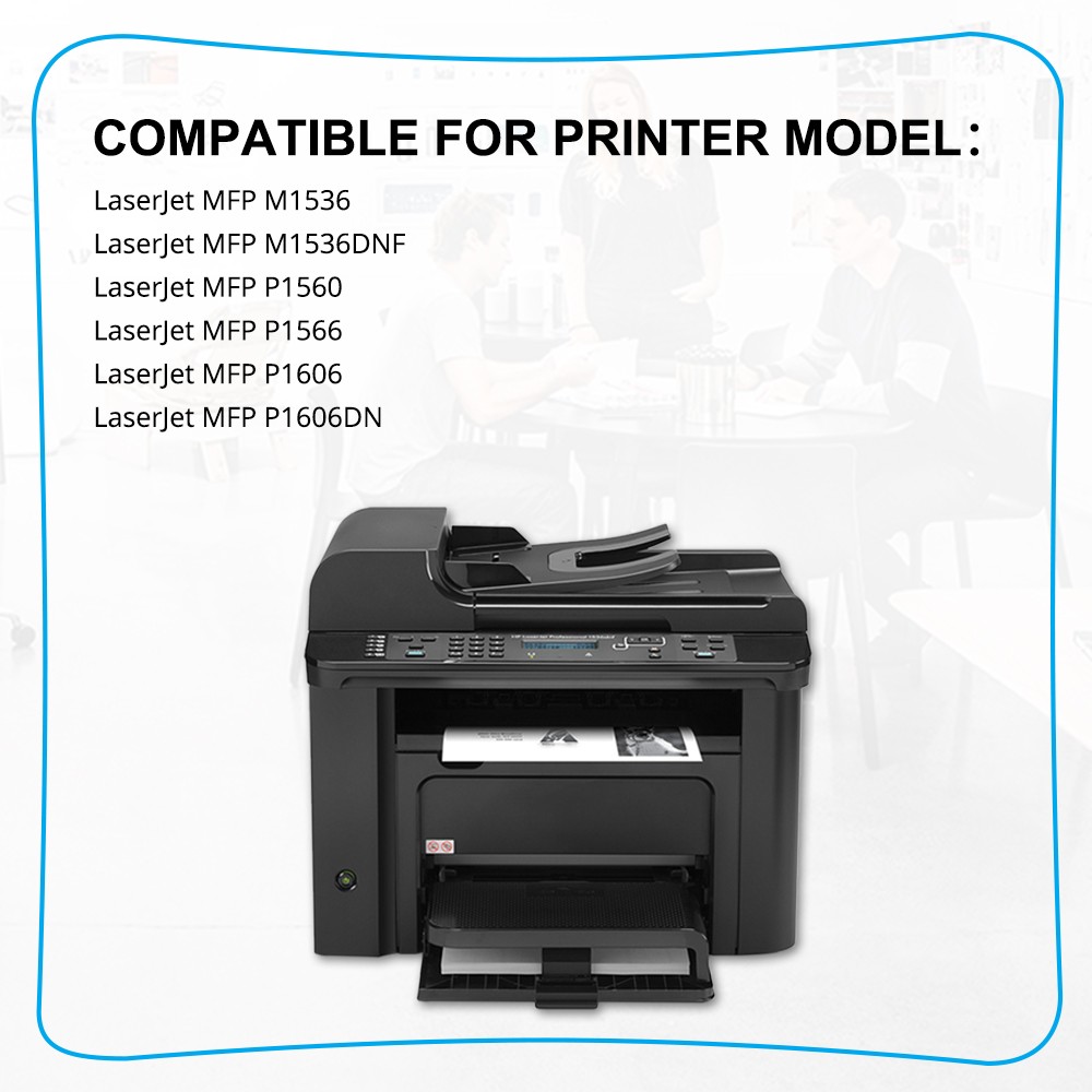 4PK CE278A 78A Toner Cartridge For HP LaserJet Pro P1606dn M1536 M1536dnf MF4450