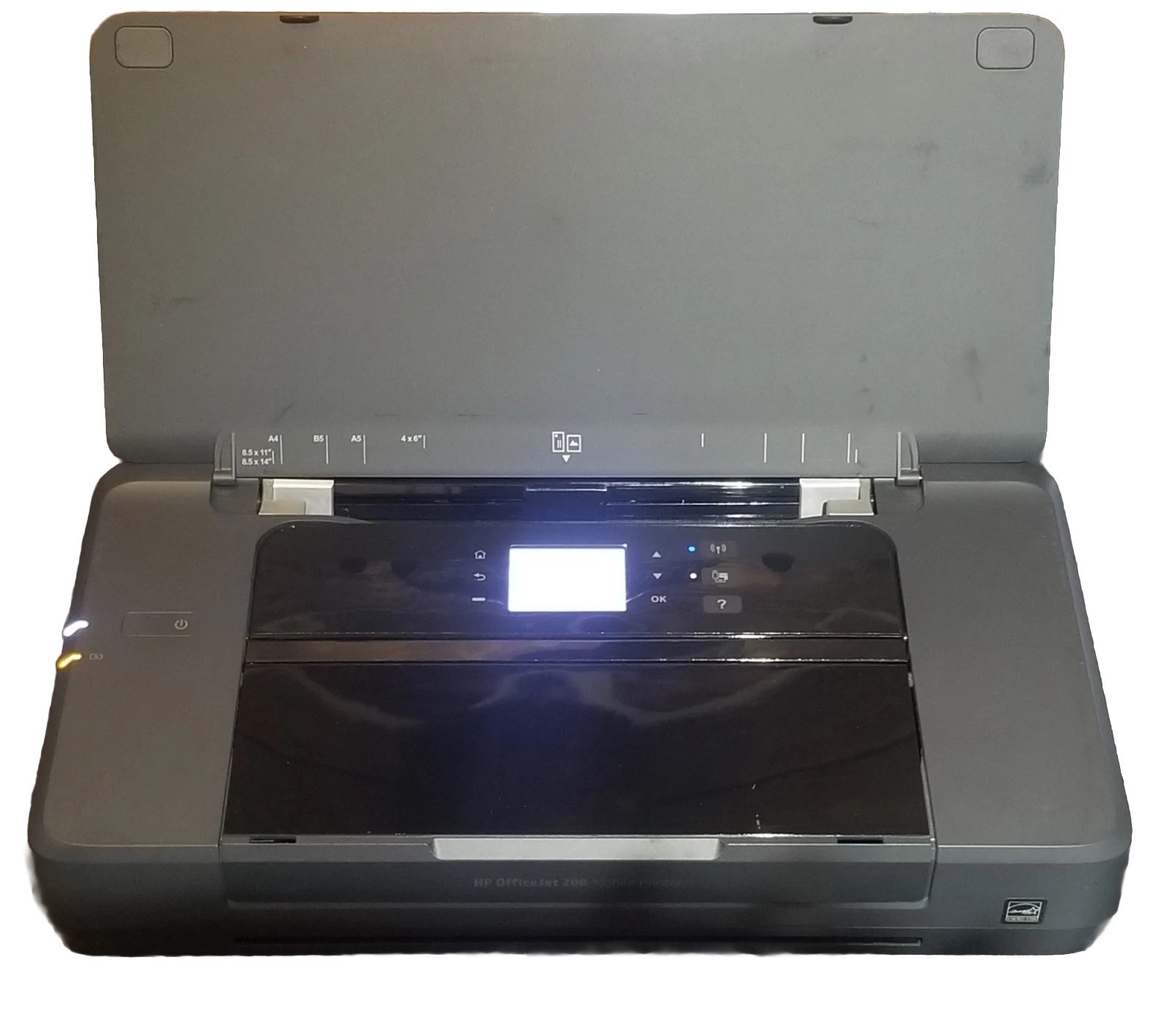 HP OfficeJet 200 Wireless Inkjet Printer w/Case, Cords, Battery, and Manuals