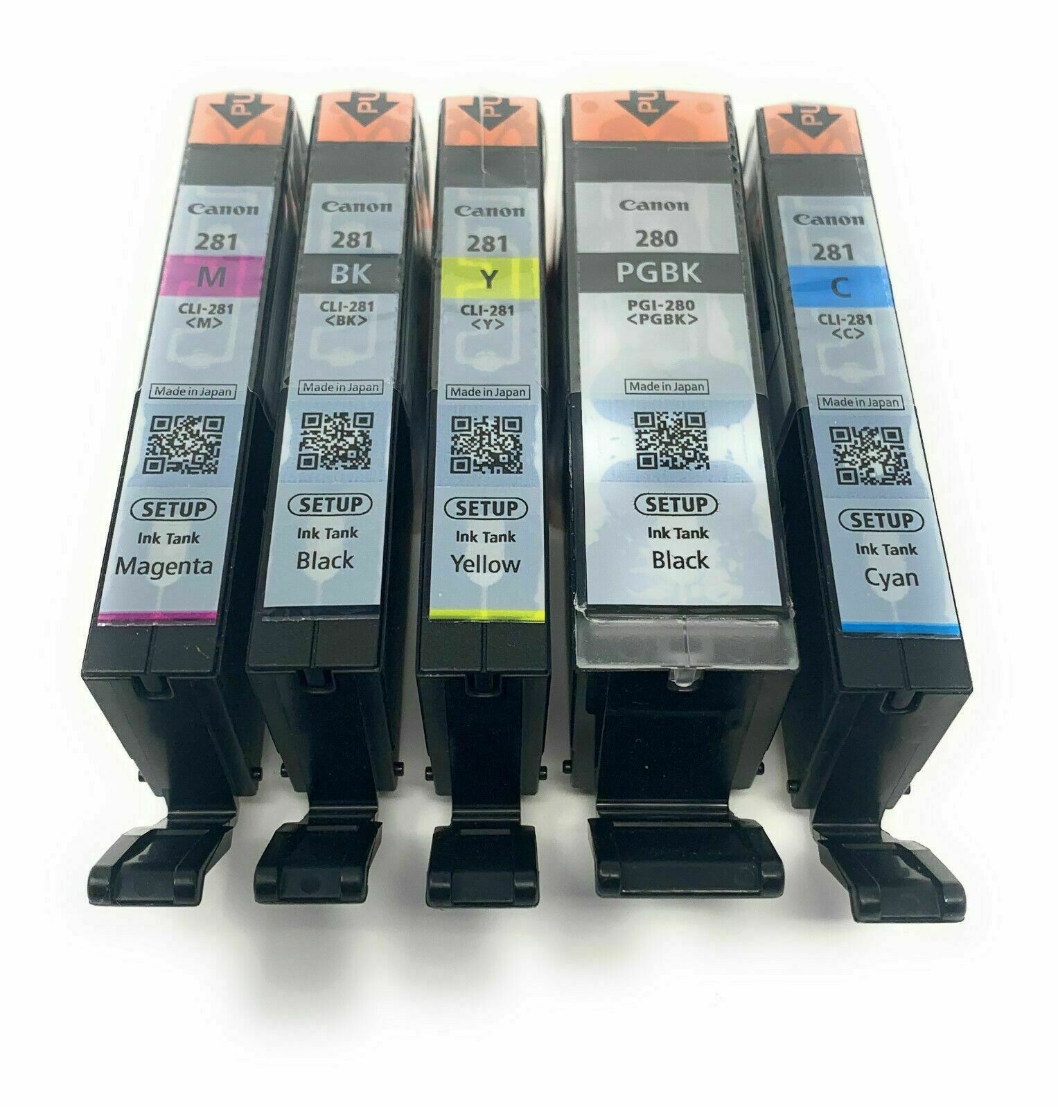 Genuine Canon PGI-280 CLI-281 Ink Cartridges-B/C/M/Y) Setup For TS8320 TR7520