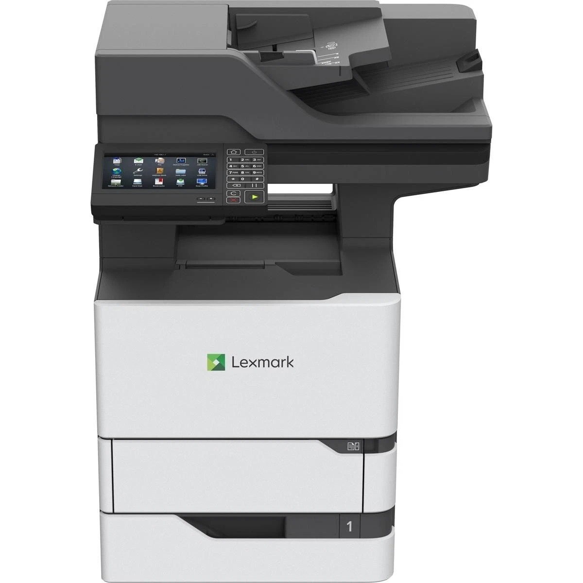 Lexmark MX722ade B&W Laser Multifunction Printer, 70 ppm, 650 Pages Standard