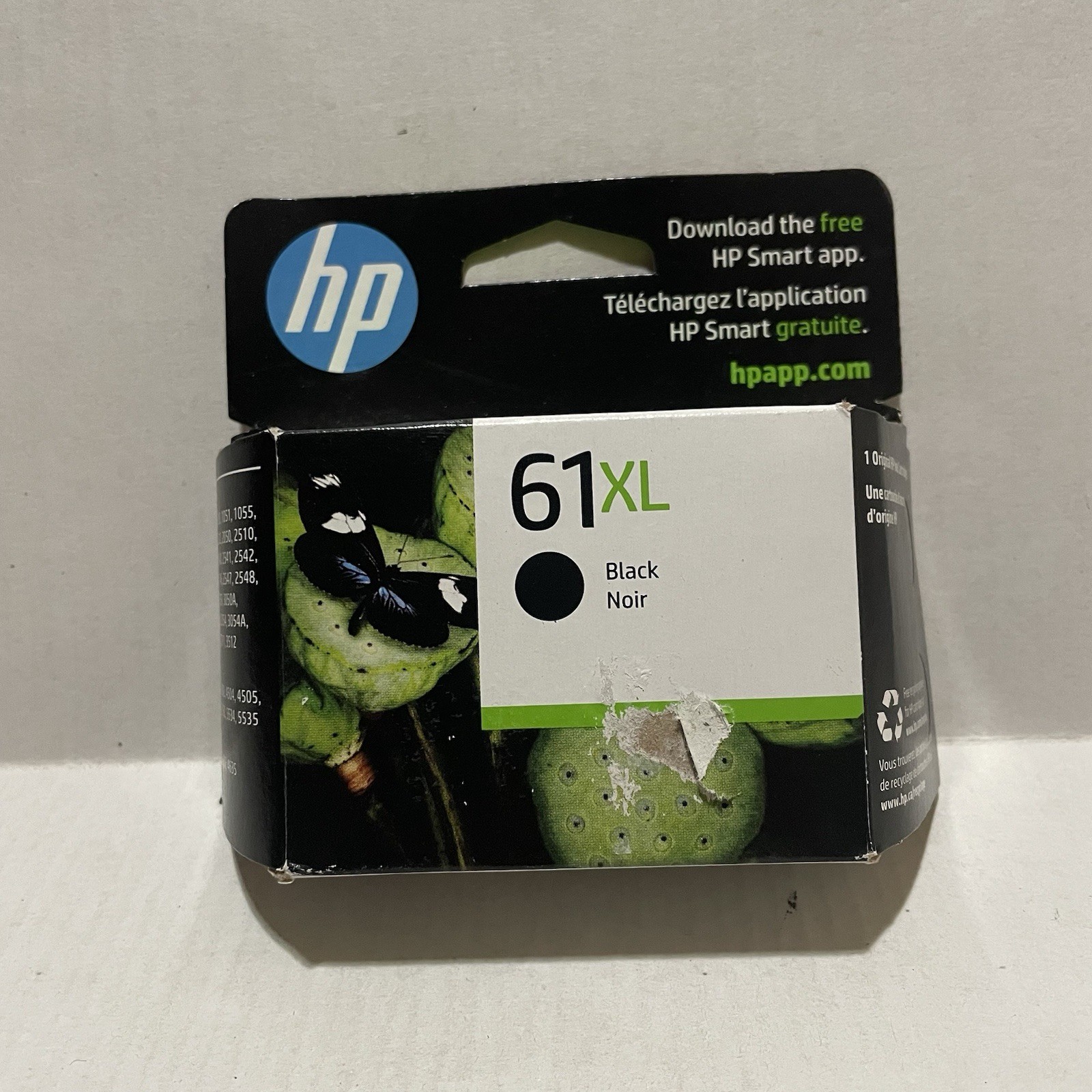 HP 61XL Black High Yield Ink Cartridge Exp 1/2026 Genuine NEW