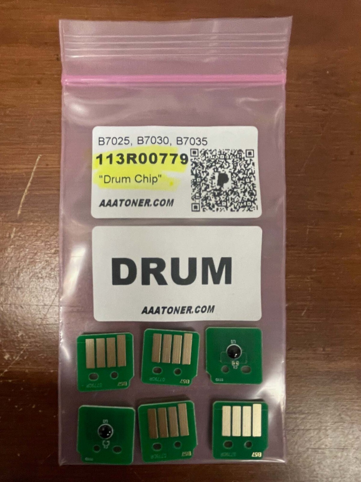6 ” Drum Chip ” for Xerox VersaLink B7025, B7030, B7035 (113R00779) Refill