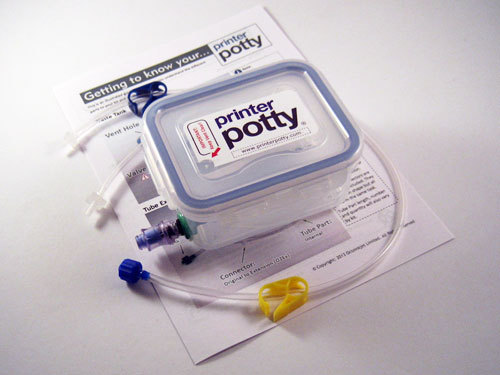External Waste Ink Kit for: Epson TX800FW, TX810FW, Artisan 835 / 837 + reset