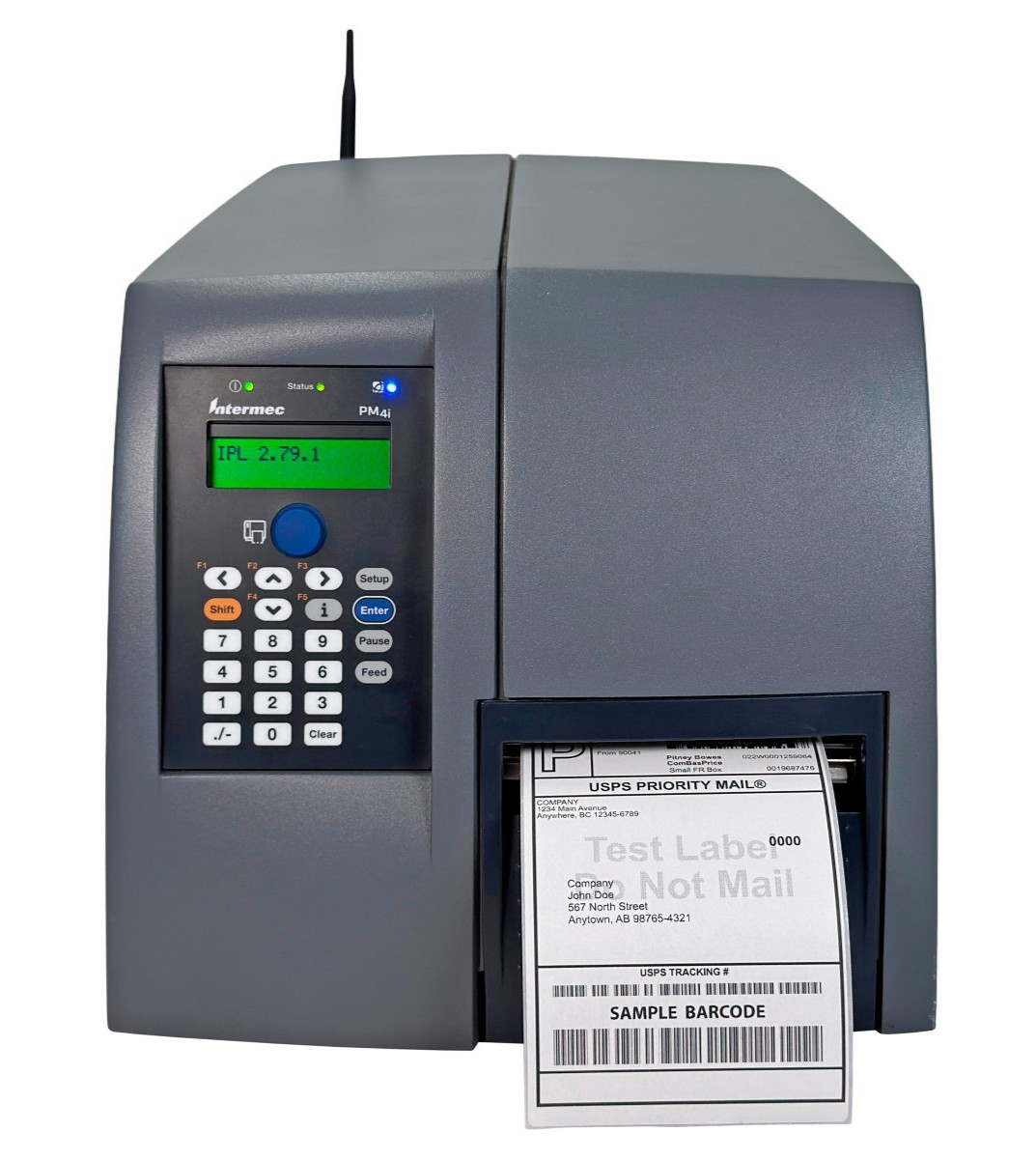 Intermec EasyCoder PM4i Thermal Transfer Barcode Label Printer WiFi LAN USB