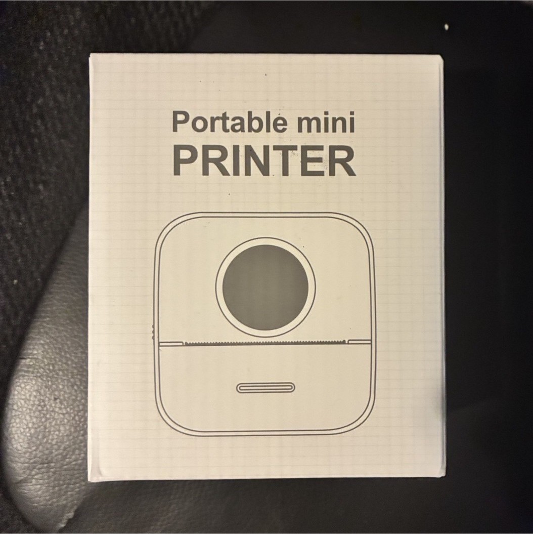 Portable Wireless Thermal Mobile Printer Black & White A6 203×203 DPI