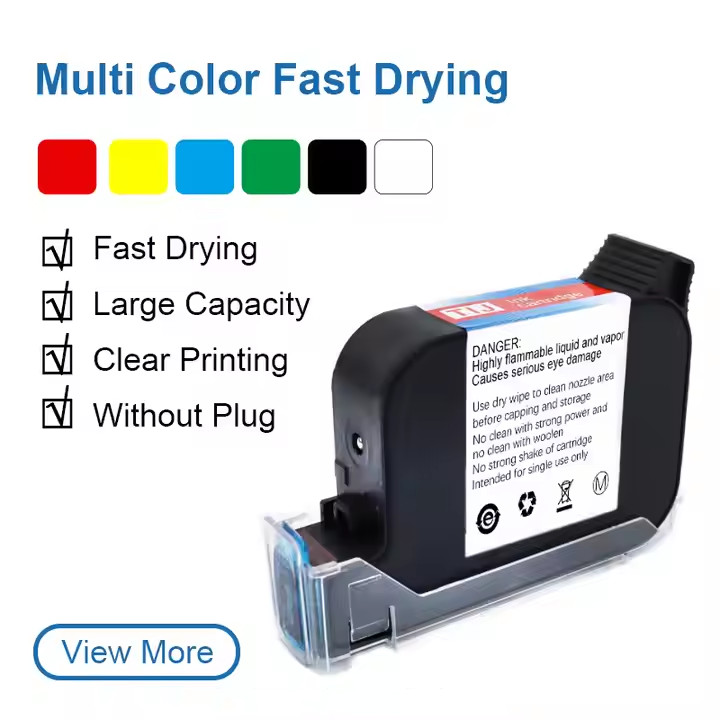 12.7mm Portable Inkjet Printer Logo Expiry Date Handheld Tij Printer
