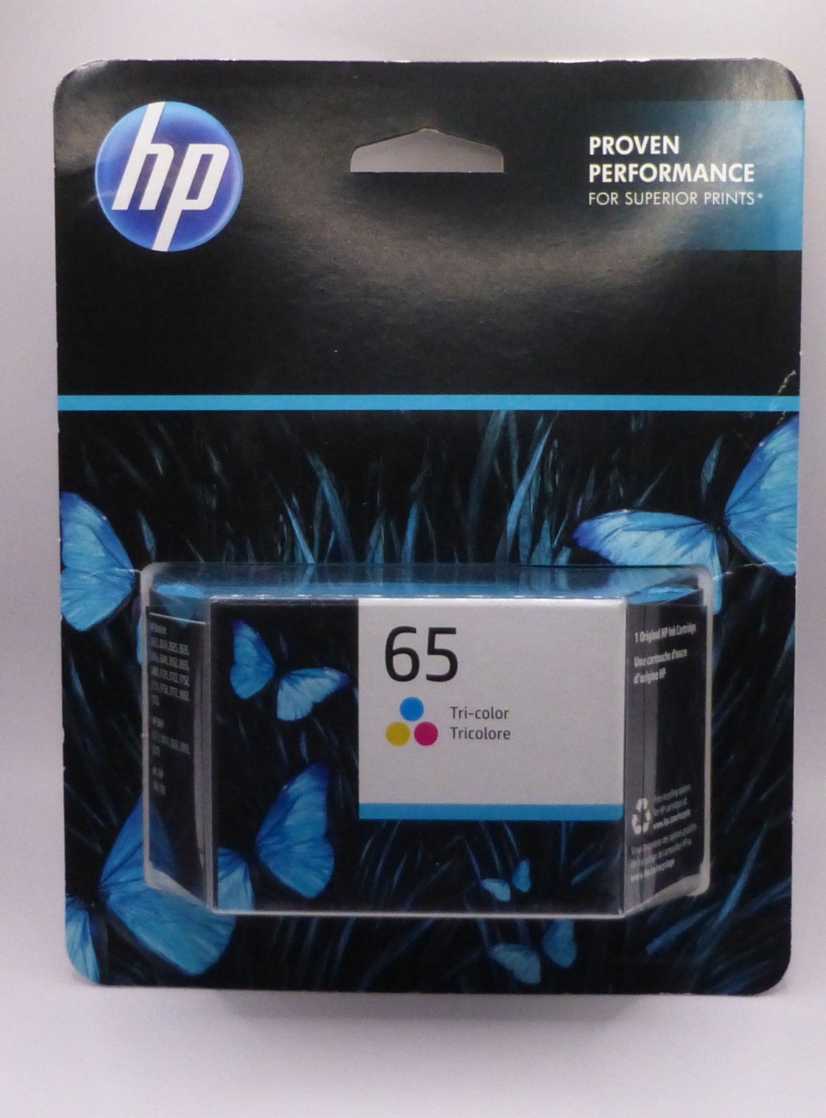 HP 65 Color Ink Cartridge N9K01AN Genuine EXP 05/2025