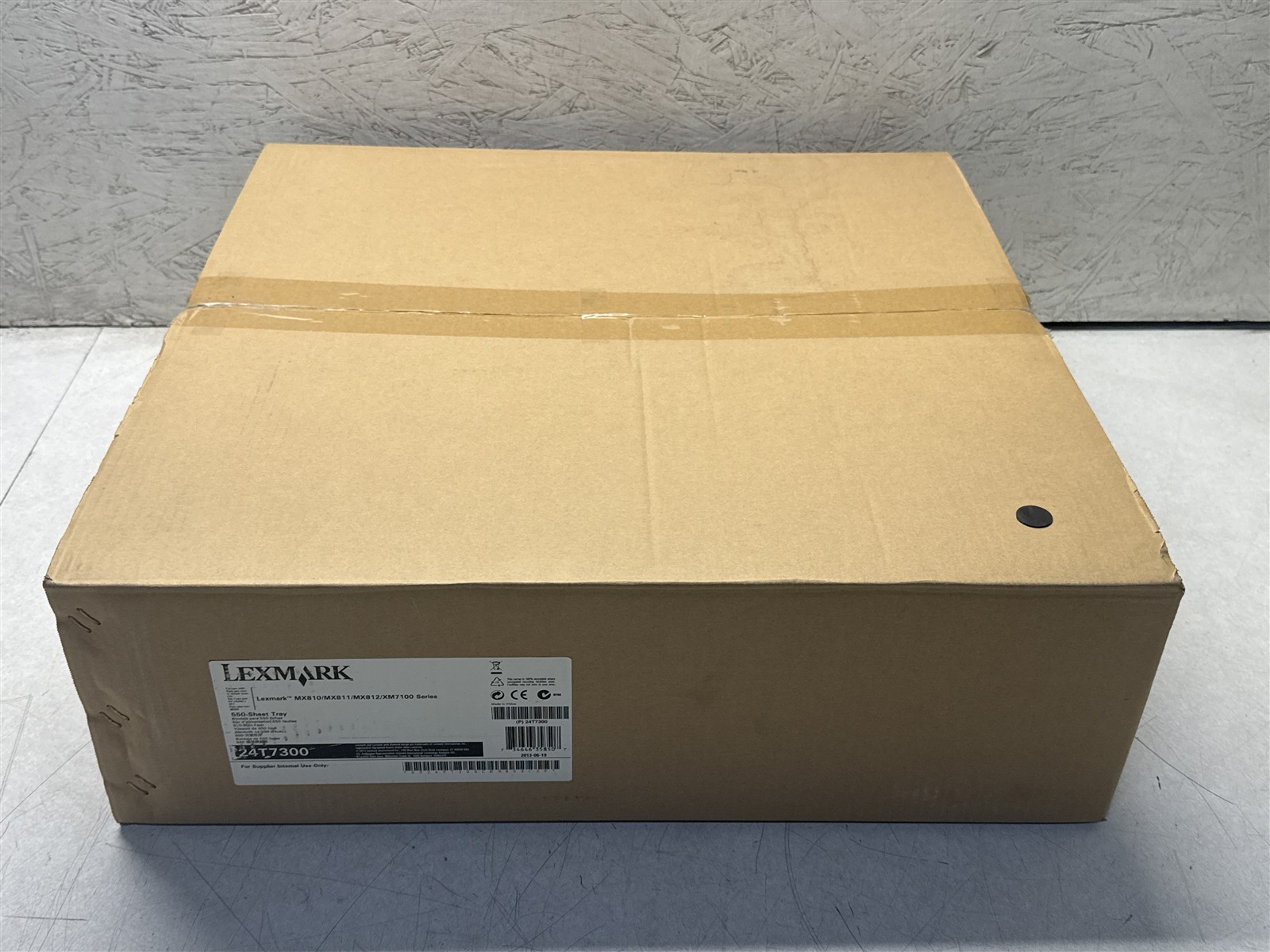 LEXMARK 550-SHEET TRAY 24T7300 FOR MX810 MX811 MX812 XM7100 SERIES NEW IN BOX