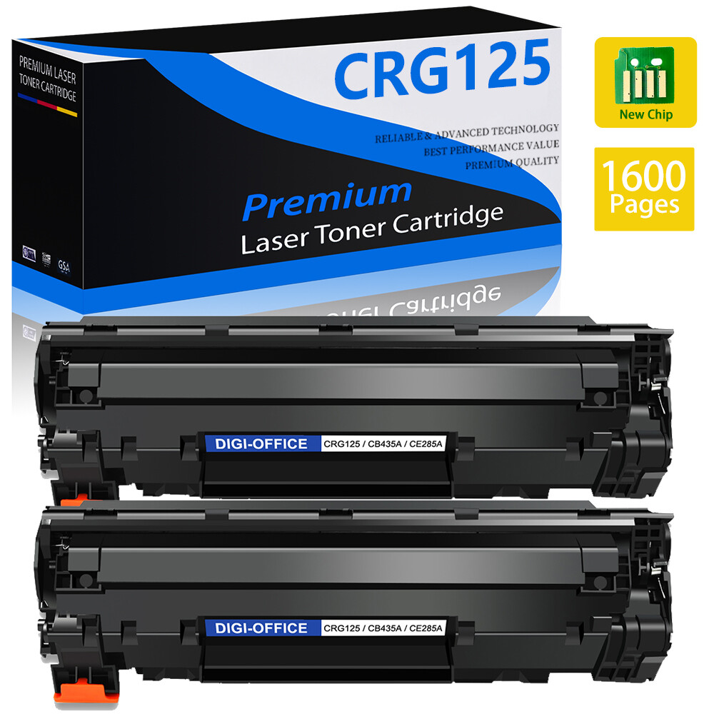 2 PK High Yield 125 CRG125 CRG-125 Toner Cartridge for Canon ImageClass MF3010