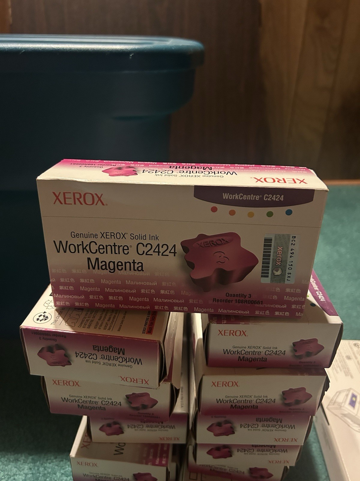 Brand New Genuine Factory Sealed Xerox 108r00661 Magenta solid ink cartridge