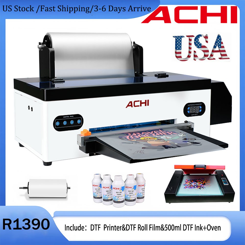 DTF A3 Printer Direct to Trasnfer Film T-shirt Printing Epson 1390 Head&Oven&Ink