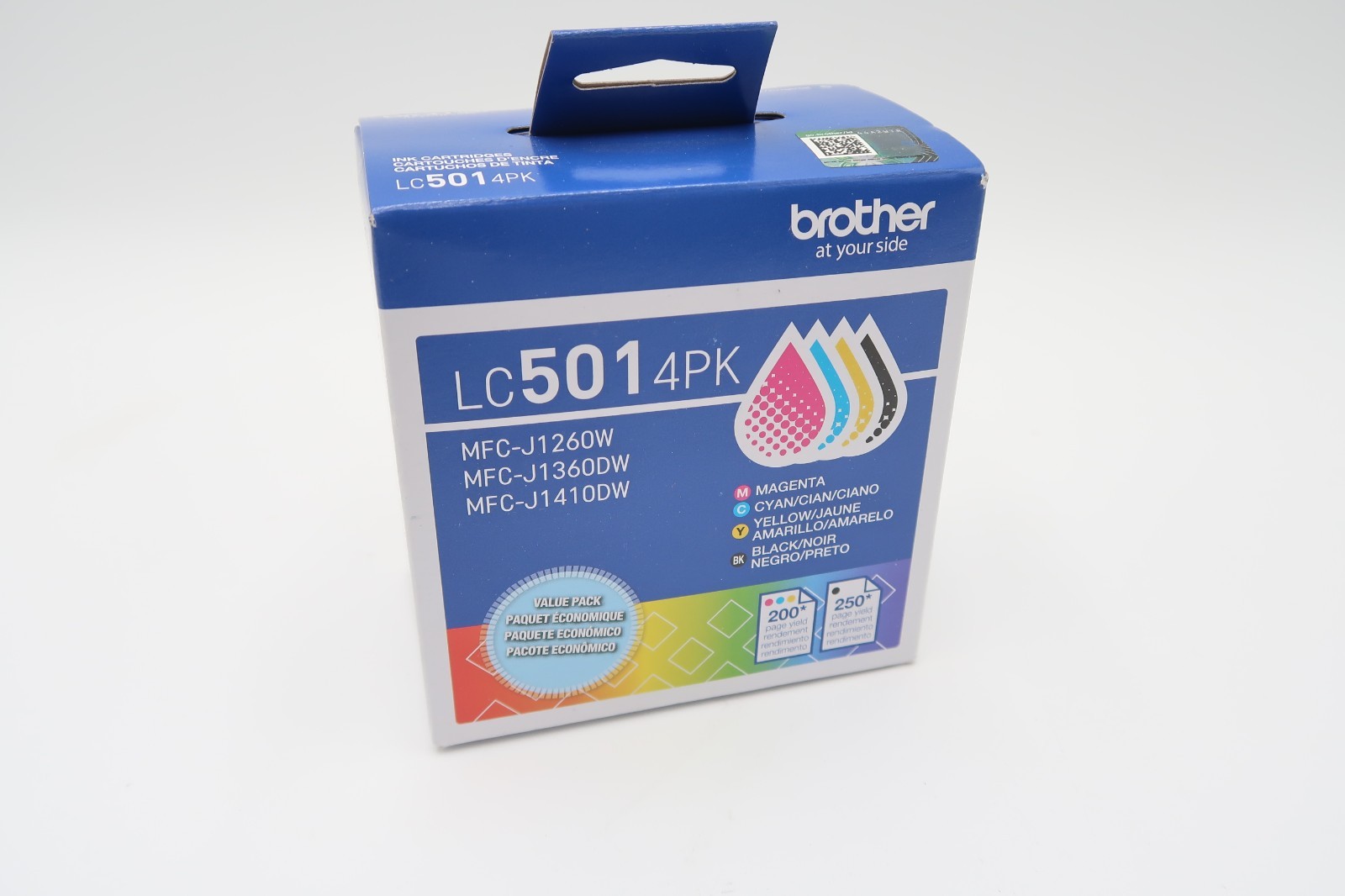 Original Brother LC501 Black Cyan Magenta Yellow Ink Cartridges 1260, 1360, 1410
